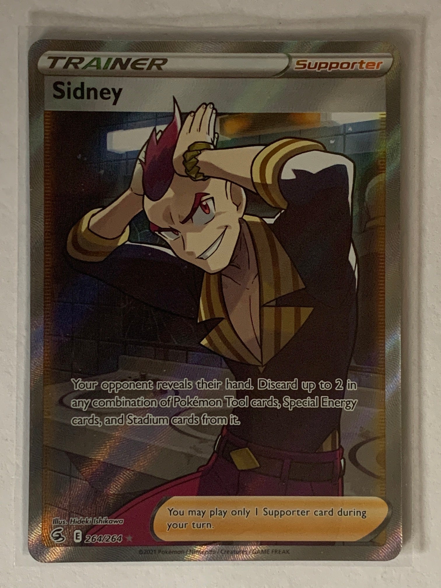 Sidney (Full Art) - 264/264 - Pokemon Fusion Strikes (M/NM)