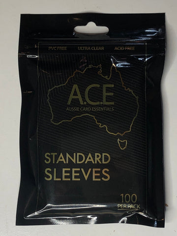 ACE Standard Card Sleeves Pack 3" x 4" (100 Sleeves Pack)