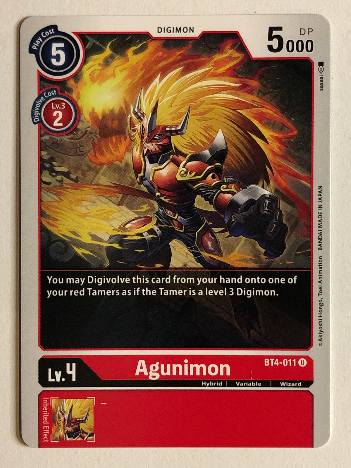 Agunimon - BT4-011 U (M/NM)