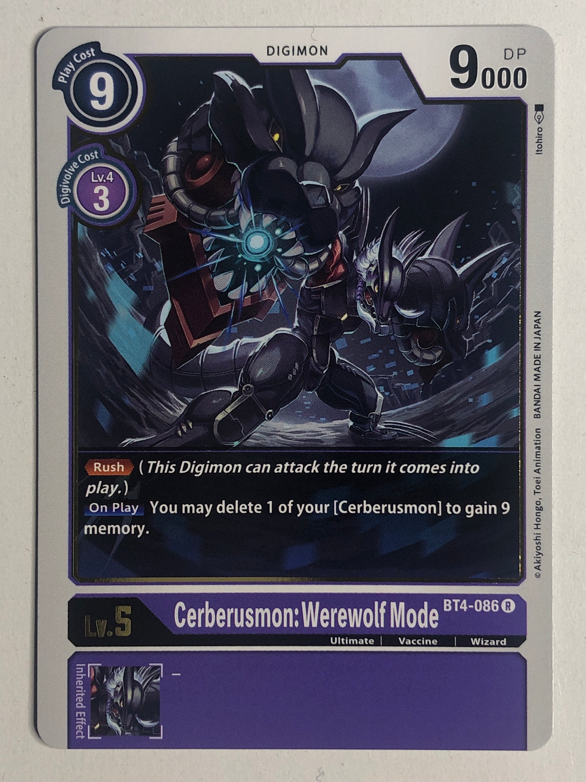Cerberusmon: Werewolf Mode - BT4-086 R (M/NM)