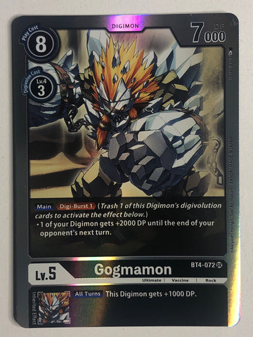 Gogmamon - BT4-072 SR (M/NM)