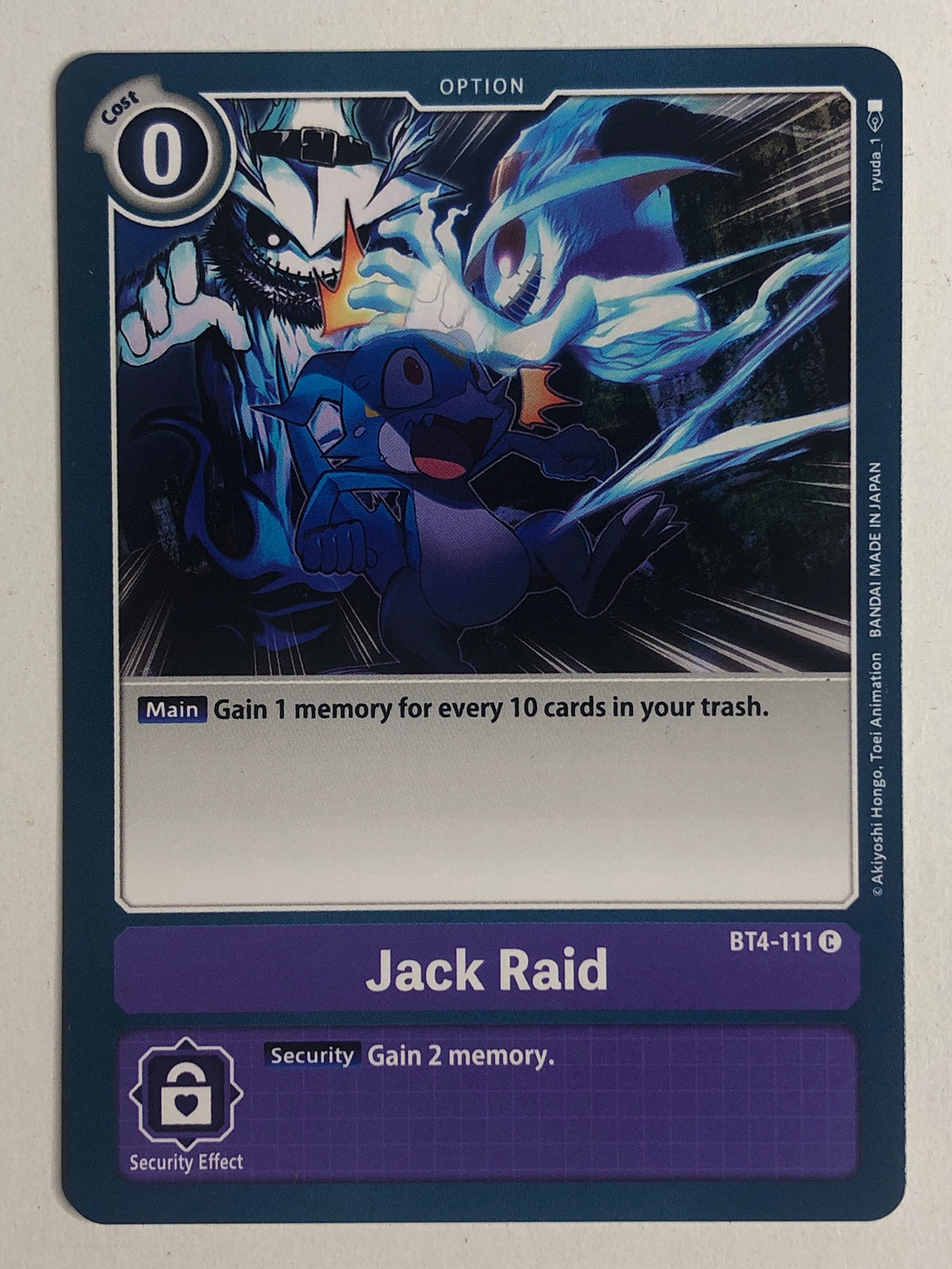 Jack Raid - BT4-111 C (M/NM)
