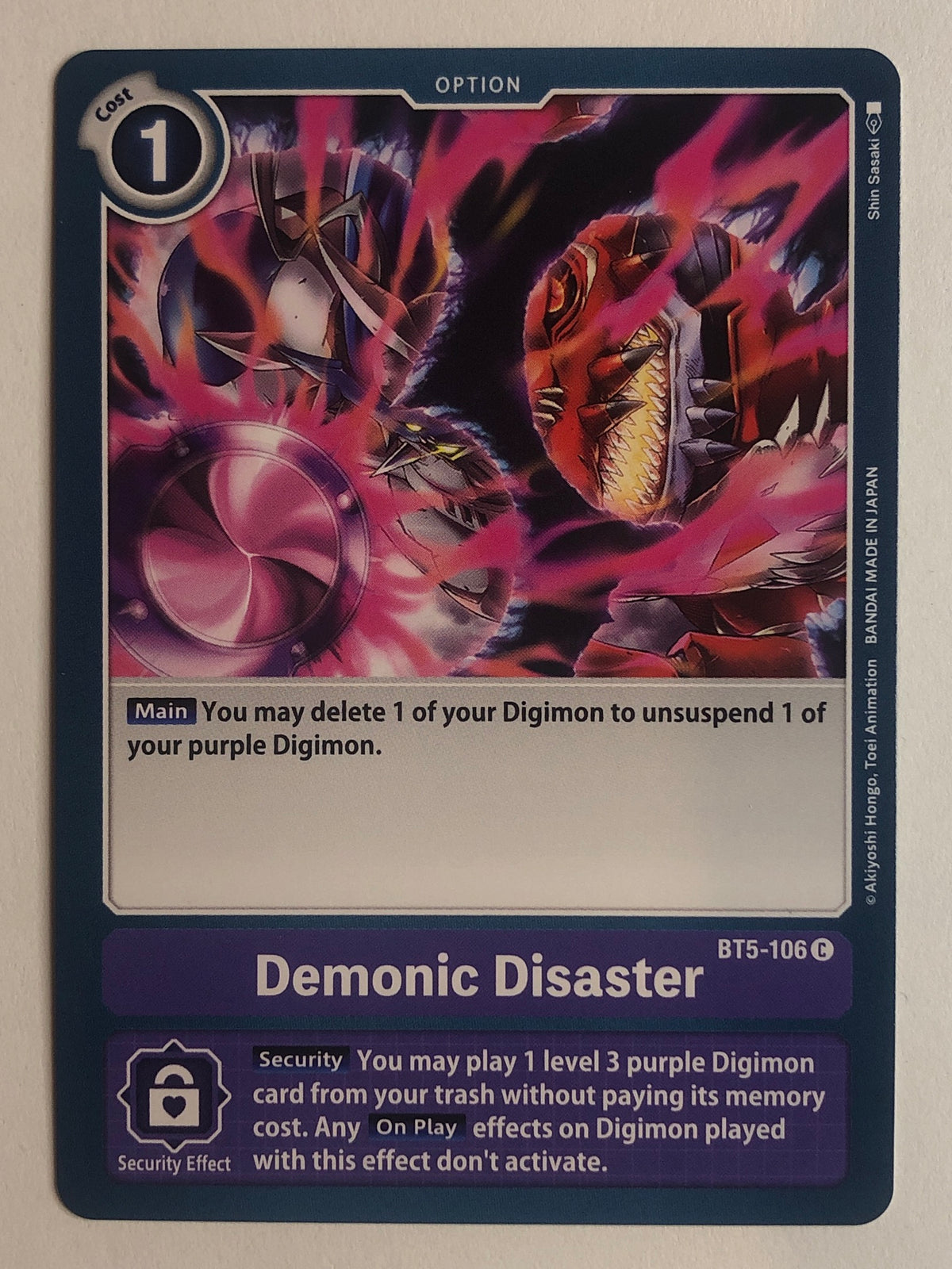 Demonic Disaster - BT5-106 C (M/NM)