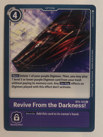 Revive From the Darkness! - BT5-107 U (M/NM)