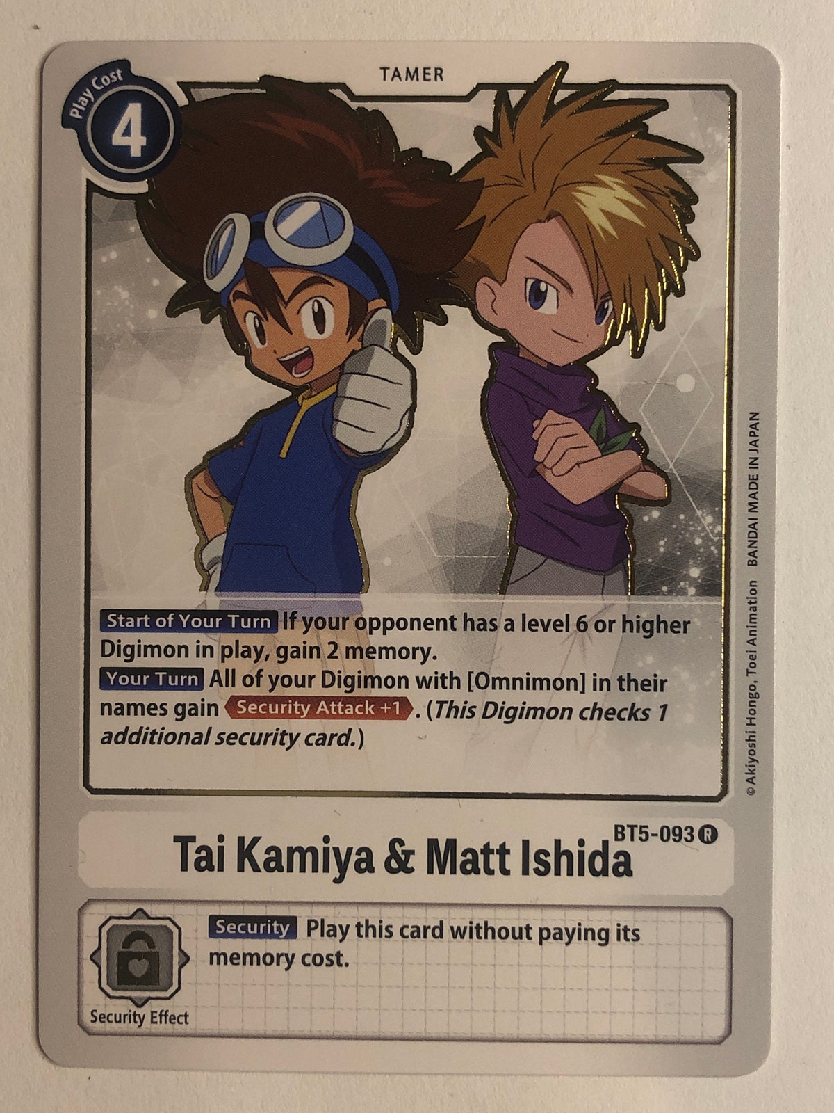 Tai Kamiya & Matt Ishida - BT5-093 R (M/NM)