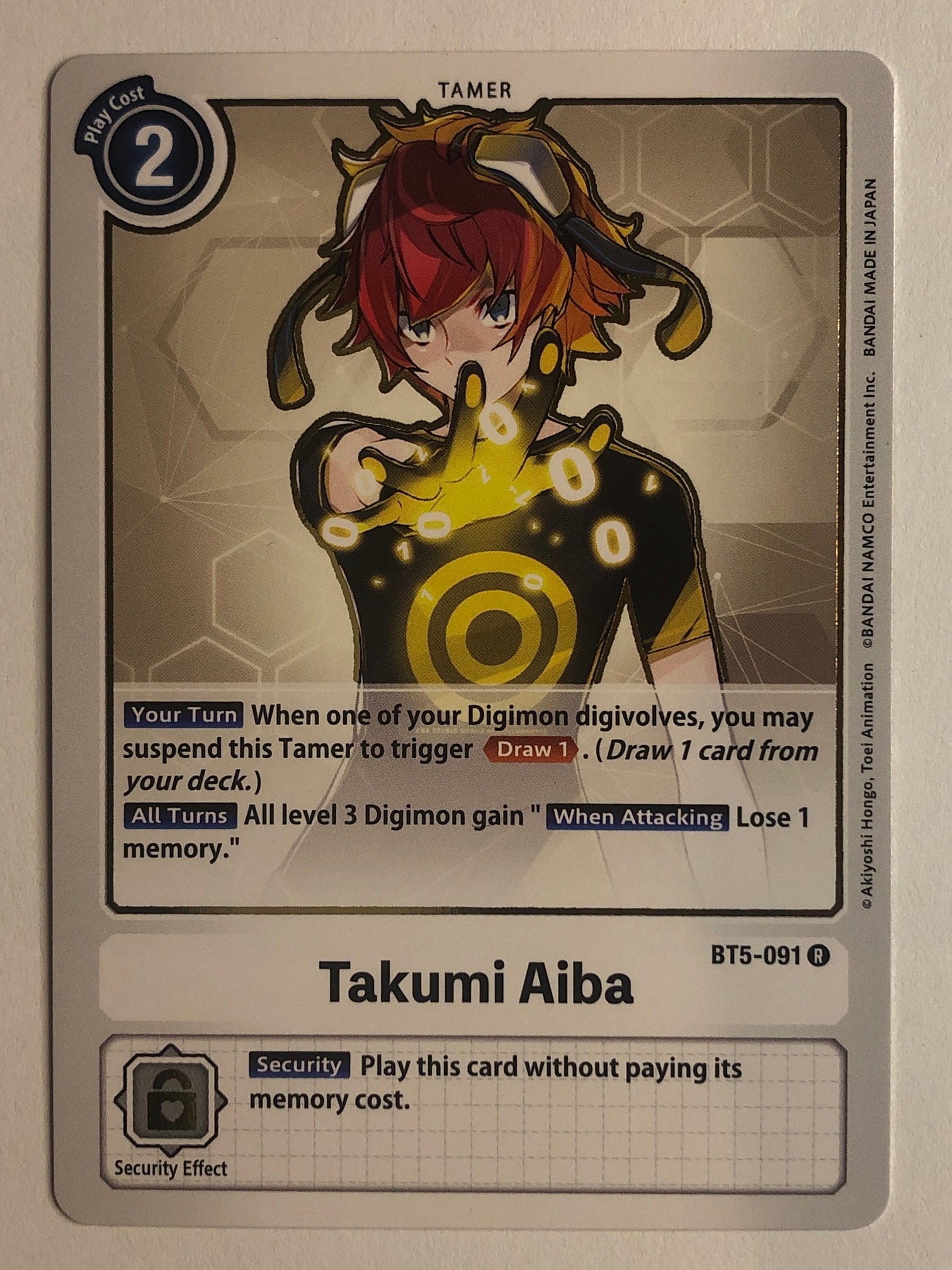 Takumi Aiba - BT5-091 R (M/NM)