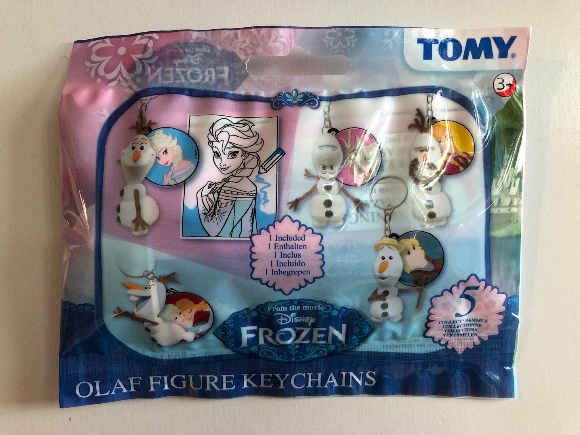 TOMY Disney Frozen Olaf Figure Keychain Blind Bag